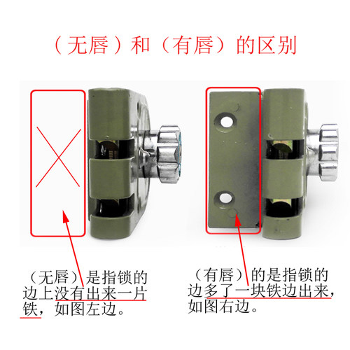 实力牌老虎锁老式外装双开铁门大门移门防盗锁虎齿钩仓库门锁 - 图0