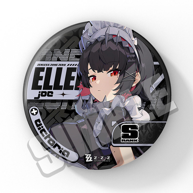 绝曲凌 PET双闪吧唧徽章妮可艾莲乔莱卡恩珂蕾妲75mm胸章周边谷子 - 图3