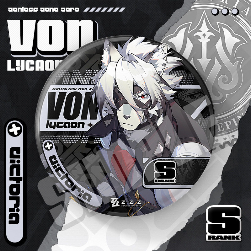 绝曲凌 PET双闪吧唧徽章妮可艾莲乔莱卡恩珂蕾妲75mm胸章周边谷子 - 图2