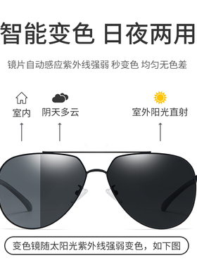 男士开车专用偏光墨镜卡特罗