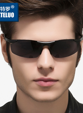 时尚男士潮人开车太阳眼镜