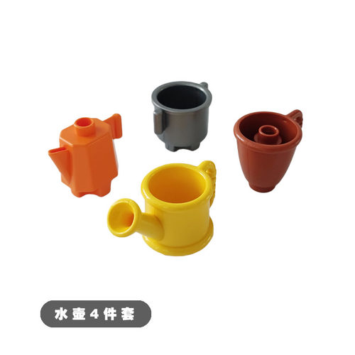 大颗粒积木桌椅配件汽车飞机房子城堡楼梯拼装儿童益智幼儿园玩具 - 图3