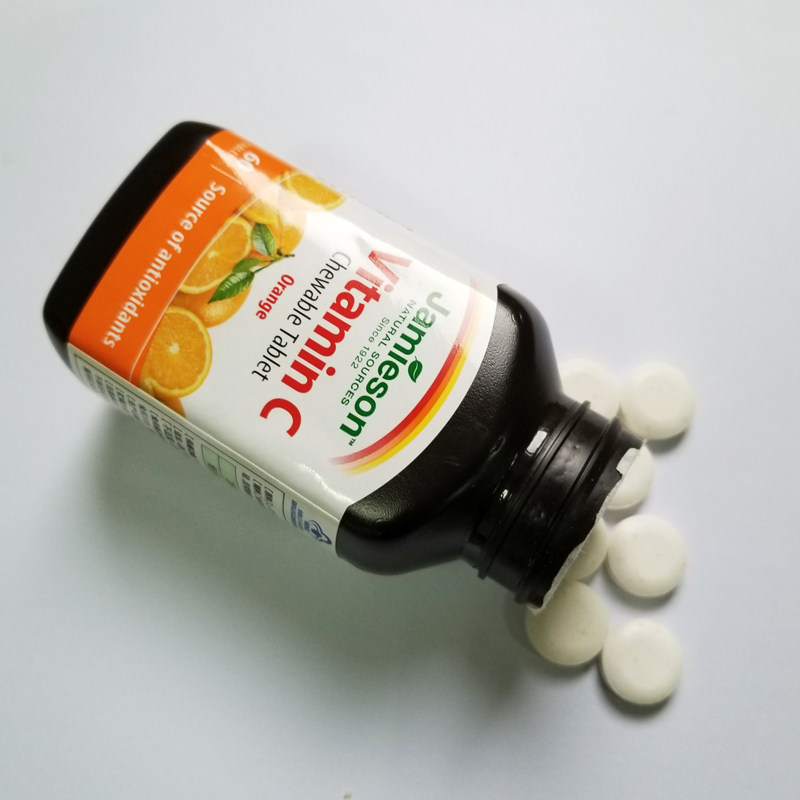 健美生高含量维生素c甜橙味咀嚼片 jamieson健美生维生素/复合维生素
