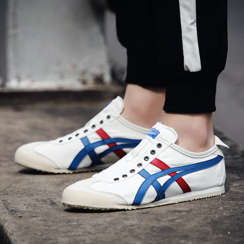 Onitsuka Tiger鬼冢虎男女MEXICO66一脚蹬亚瑟士懒人布鞋1183A360-图2