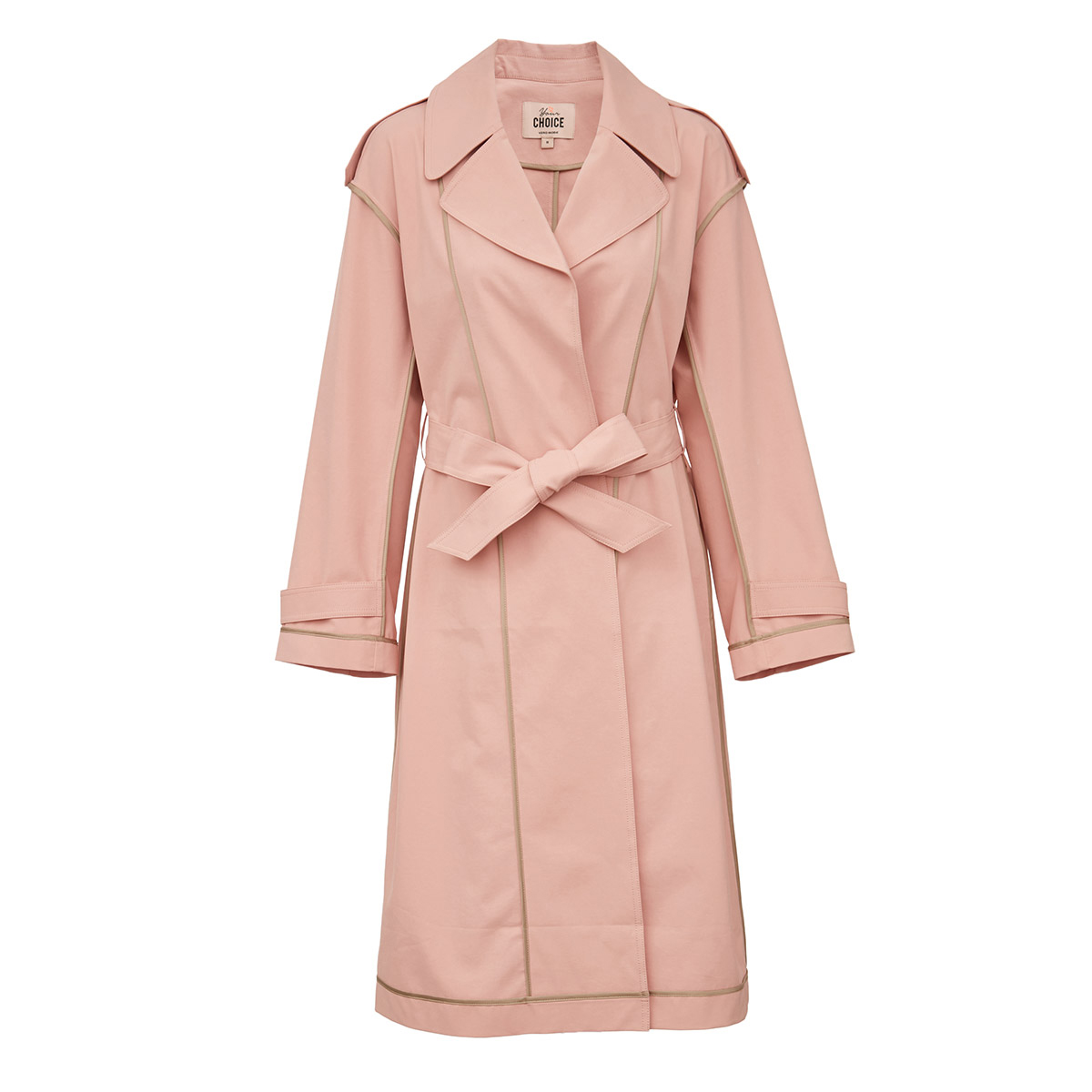 Moda2019 319321553 冬新款拼接包边装饰修身风衣外套女 绫致 Vero Moda2019 319321553 冬新款拼接包边装饰修身风衣外套女 绫致 Vero