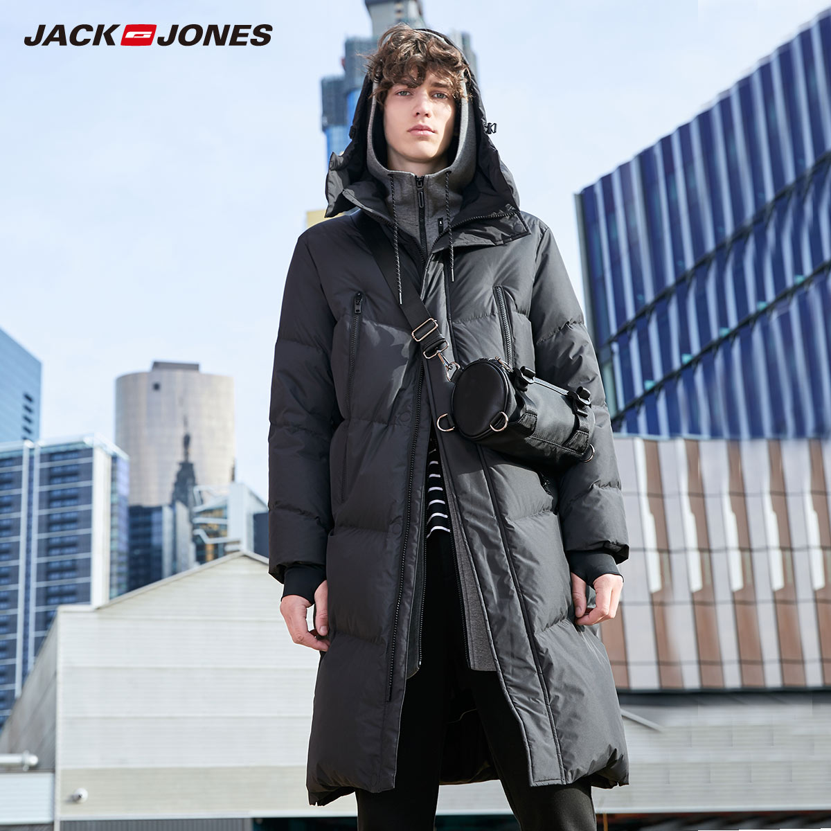 绫致【邓伦同款】JackJones杰克琼斯男士时尚潮流羽绒服219312507