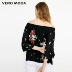 Vero Moda mùa thu mới áo voan ngọt ngào nữ 318158516 - Áo sơ mi chiffon ren Áo sơ mi chiffon ren