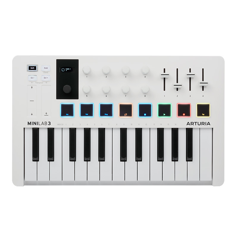 【野雅绫】Arturia MiniLab MK3 25键便携式编曲MIDI键盘控制器 - 图3