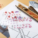 Yaqing Ge Crystal Drops Diy смола рисовать материал наклейка вишневые цветы роза рука лепесток 3D Goldfis