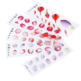 Yaqing Ge Crystal Drops Diy смола рисовать материал наклейка вишневые цветы роза рука лепесток 3D Goldfis