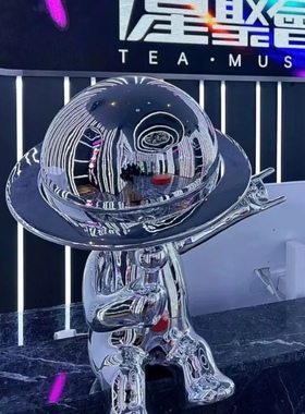 网红打卡摆件KTV吉祥物星聚会KTV星仔吉祥物前台摆件装饰艺术摆件