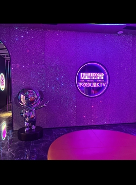 网红打卡摆件KTV吉祥物星聚会KTV星仔吉祥物前台摆件装饰艺术摆件