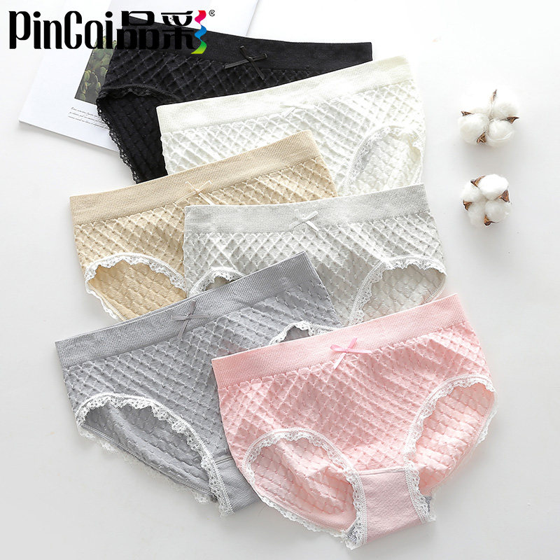 女士三角防走光夏性感纯棉安全裤 韵味服饰内裤