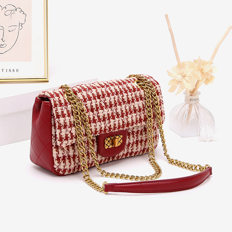 圣米洛小众婚礼红色新娘包包女2026新款结婚百搭链条小方包婚包,淘宝优惠券,粉丝福利购,淘宝优惠卷