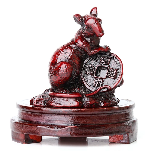 Имитация красного дерева Зодиак Зодиак крыса, крыса, тигровая кругарная змея, овца, обезьяна, курица, собачья свинья, три -линии домашних украшений ювелирных украшений