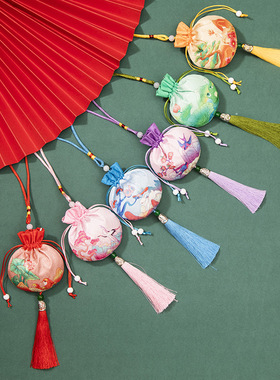 男女布袋端午节古风香包挂件