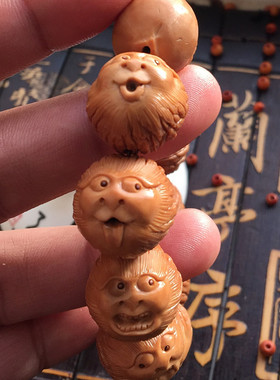 猴头手串猴头核桃雕刻橄榄核