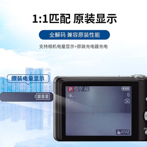 蒂森特DMW-BCF10E适用于松下FH22GK FH1 FS15 F3 4GK FS7 FS6 TS1 FX60 FX40 FX48 FS62电池充电器CGA-S/106D - 图0