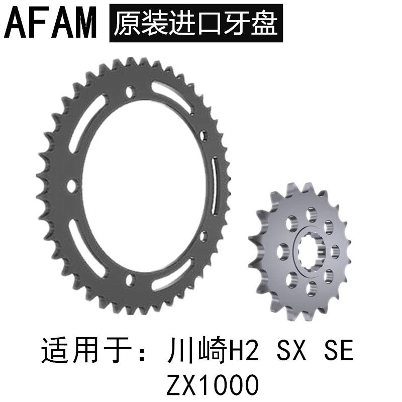 川崎ZH2 H2 SX SE ZX1000前后链盘大小齿轮牙盘 大小飞 链条 - 图1