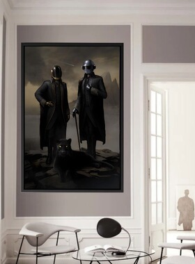 Vintage Daft Punk 1997 Album Music Legend Art Poster Decor