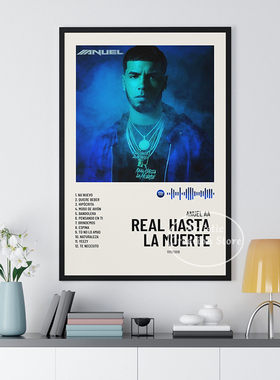 Tracklist Anuel AA Real Hasta La Muerte Music Album Poster