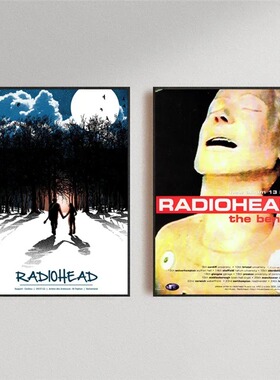 Scandinavian Classic Vintage Art Rock Band Radiohead Posters