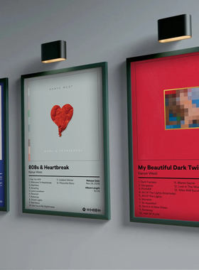 Pop Rapper Kanye West Music Album Poster Aesthetic Hip Hop