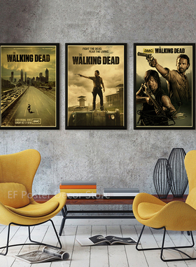 The Walking Dead Poster Rick Grimes/Daryl Dixon Print Poster