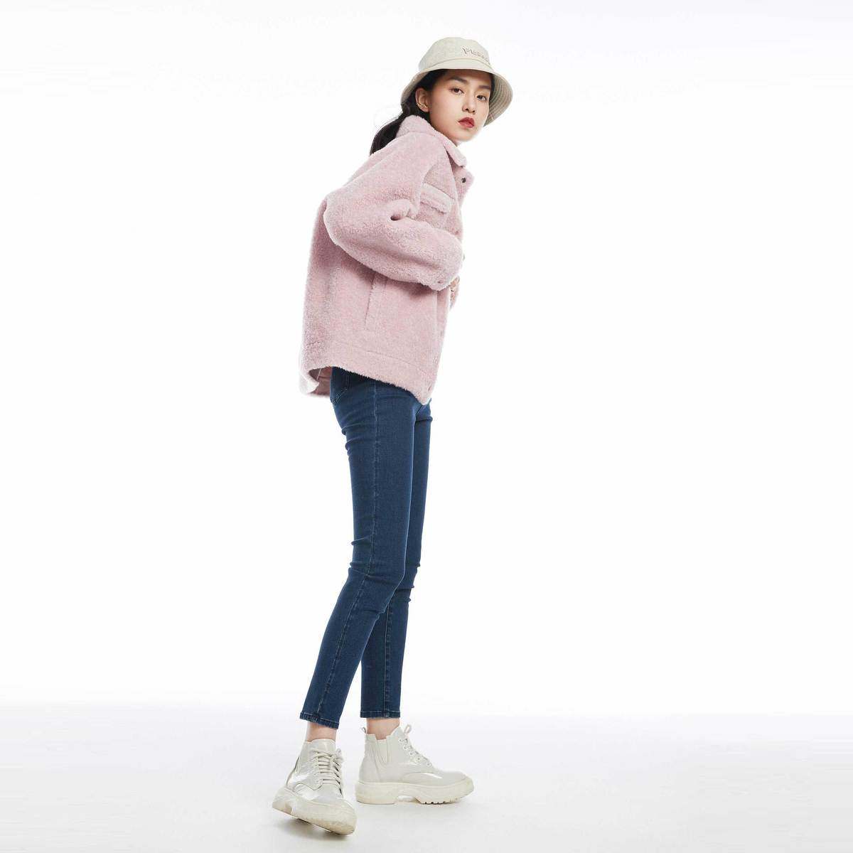 太平鸟2020年秋冬新款时髦仿皮草 太平鸟喜之乐皮草