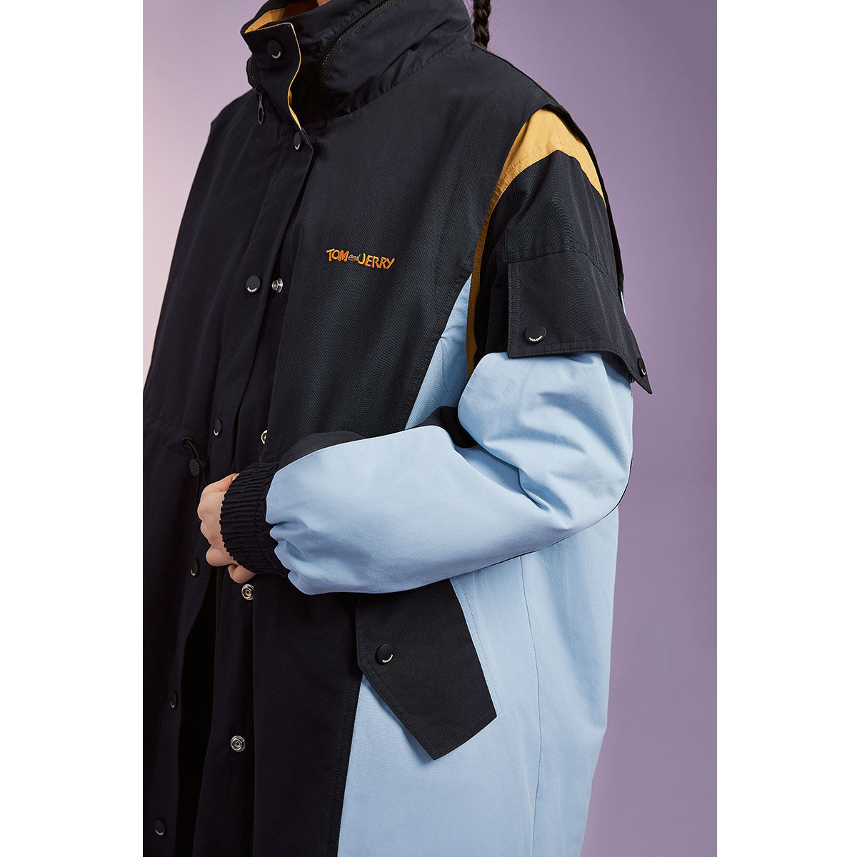 【猫和老鼠联名】太平鸟女装2020风衣 太平鸟风衣