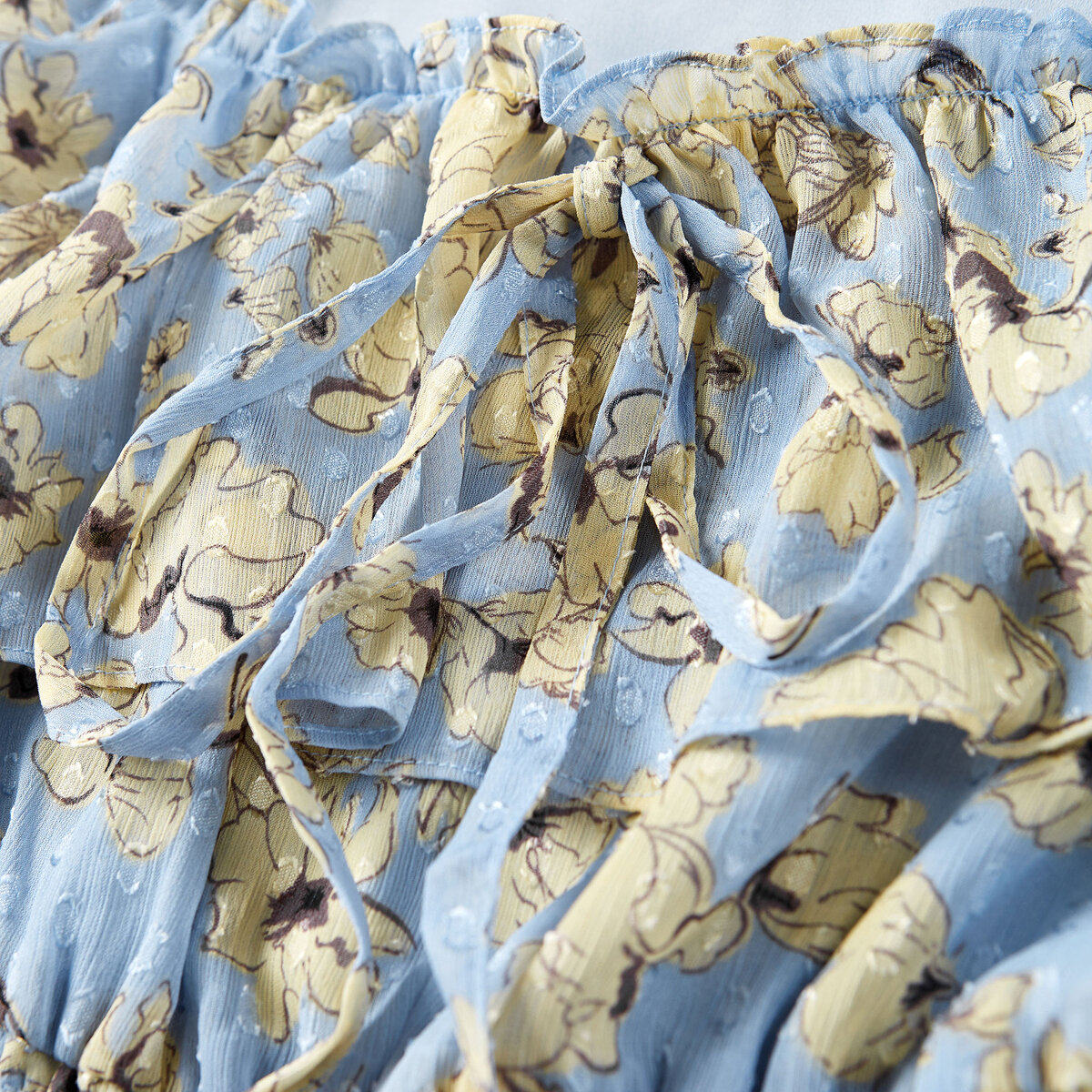 【商场同款】太平鸟一字肩2020夏新款 太平鸟普埃拉连衣裙