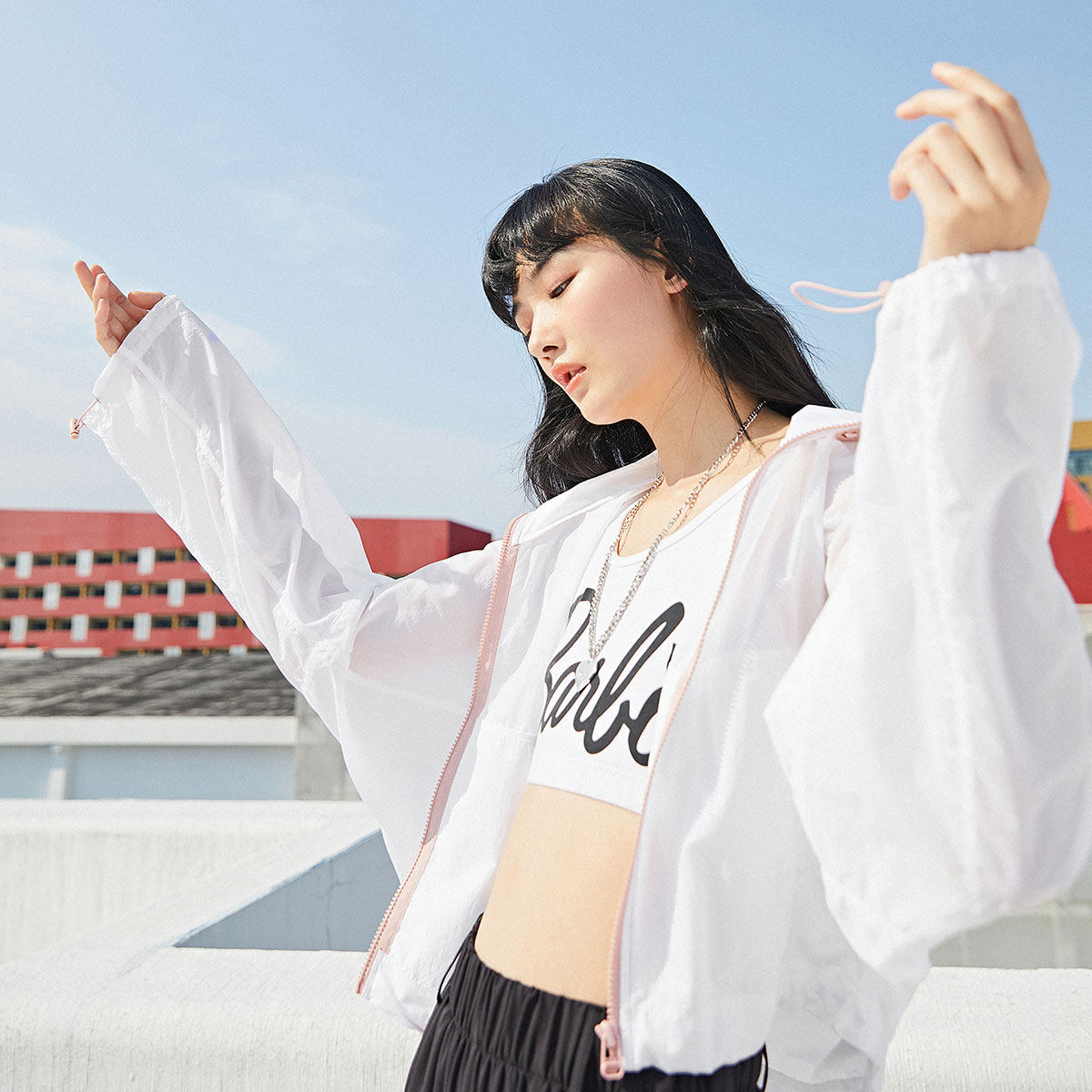 太平鸟美肤防晒衣服2020夏防晒衫 太平鸟普埃拉短外套