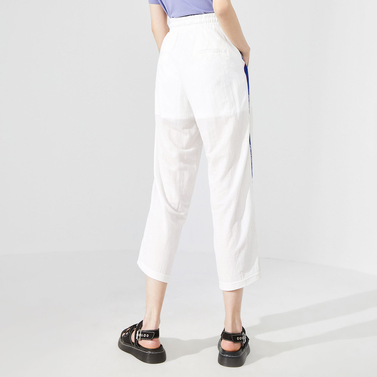 太平鸟舒适型2020夏季新款直筒裤 太平鸟喜之乐休闲裤