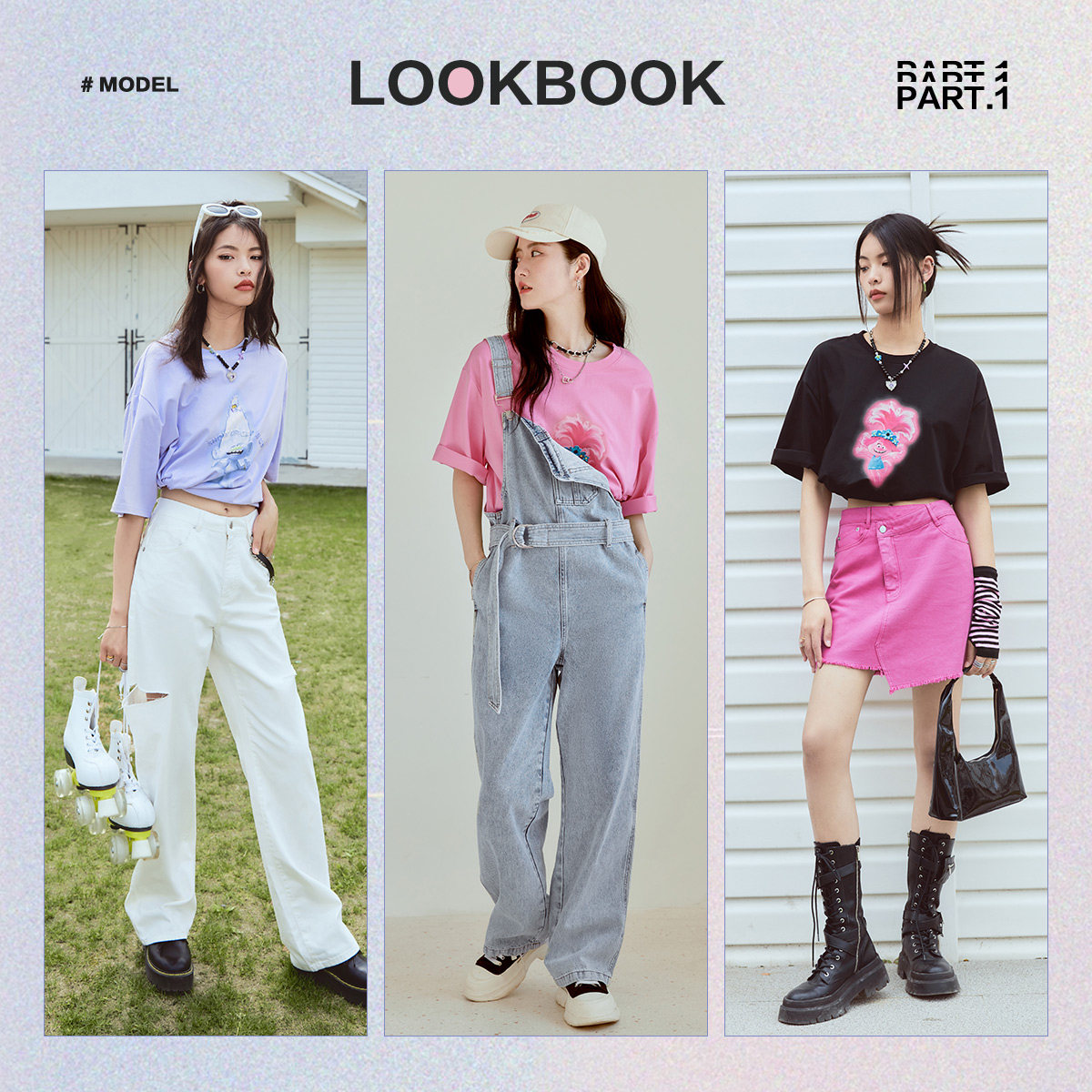 太平鸟魔发精灵联名鬼马印花t恤 太平鸟喜之乐T恤