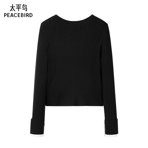 太平鸟女装年秋冬款百搭打底衫A3EEE4154* - 图2