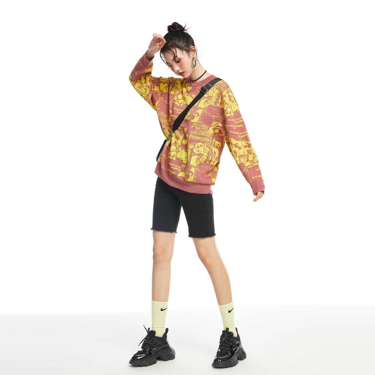 【商场同款】太平鸟主题针织2020卫衣 太平鸟广仁毛针织衫