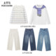 PEACEBIRD 26 Spring New High Waist Jeans Scimitar ສໍາລັບແມ່ຍິງ