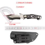 МЕХАНИЧЕСКИЙ ВЕТР ДОПОЛНИТЕЛЬНЫЙ ВЕРНАЯ ИНТИЧЕСКИЙ ТАКТИЧЕСКИЙ НОЖИ ВЫСОКОЙ ВЫСОКОЙ Твердость Высоко -Шарп Меч DC53 Стальное лезвие с тактической оболочкой