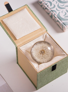 蒲公英水晶球摆件送女朋友圣诞礼物向日葵情人水晶球女生日礼物M2