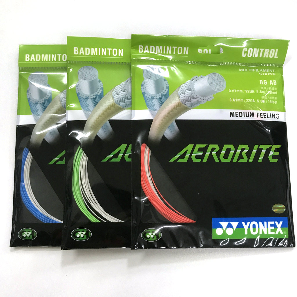 YONEX尤尼克斯 BG AB AEROBITE ABbt羽毛球线子母线正品-图0