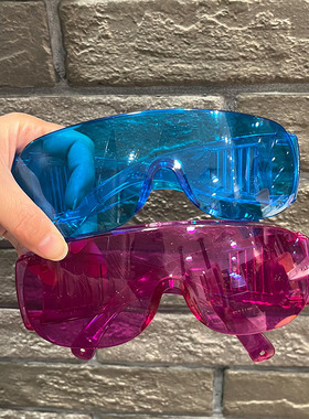 防雾彩色百叶窗防护眼镜眼罩