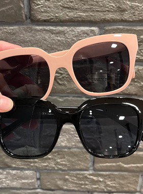 方形嫩粉色墨镜女高级感太阳镜