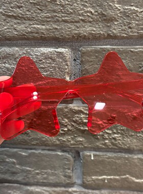 儿童眼镜无框透明情侣太阳眼镜果冻色港风潮流搞怪装饰墨镜亲子款