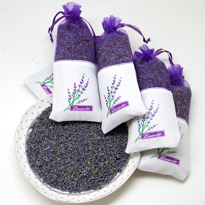 新疆伊犁65团薰衣草香包香囊安神助眠香薰枕头卧室衣柜汽车香氛 - 图0