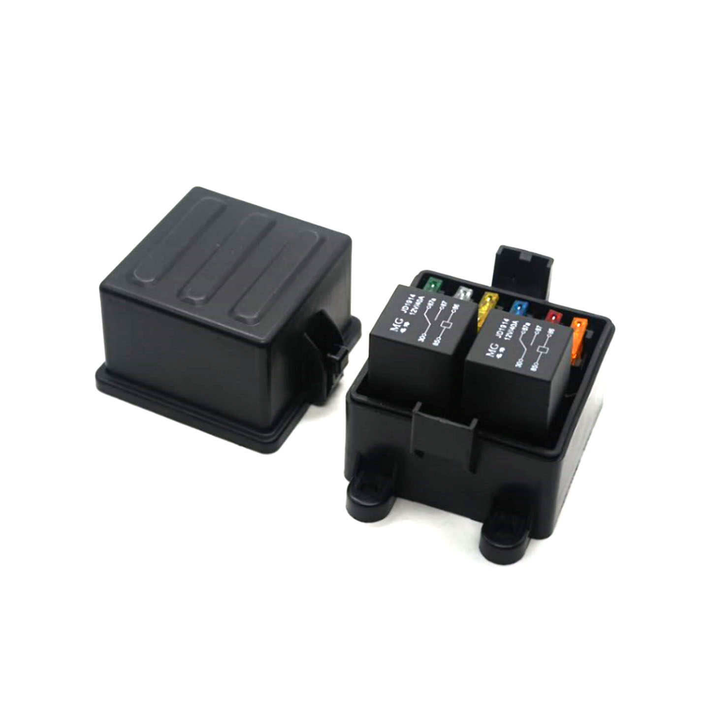 汽车房车越野车射灯改装直流电12V24V40A继电器阻燃防水2路保险盒,淘宝优惠券,粉丝福利购,淘宝优惠卷