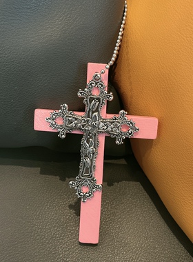 原创设计大十字架项链 十字礼赞cos万圣节暗黑哥特修女lolita女仆