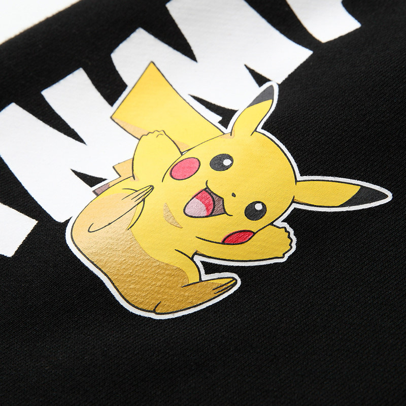 panmax宝可梦联名大码黑色子短裤 panmax休闲裤