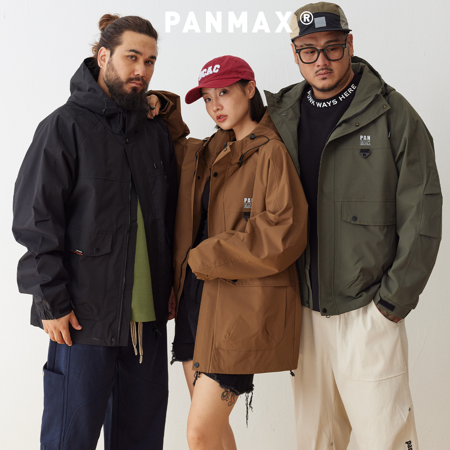 PANMAX潮牌大码男装秋冬户外休闲工装大口袋连帽棉服男士宽松,淘宝优惠券,粉丝福利购,淘宝优惠卷