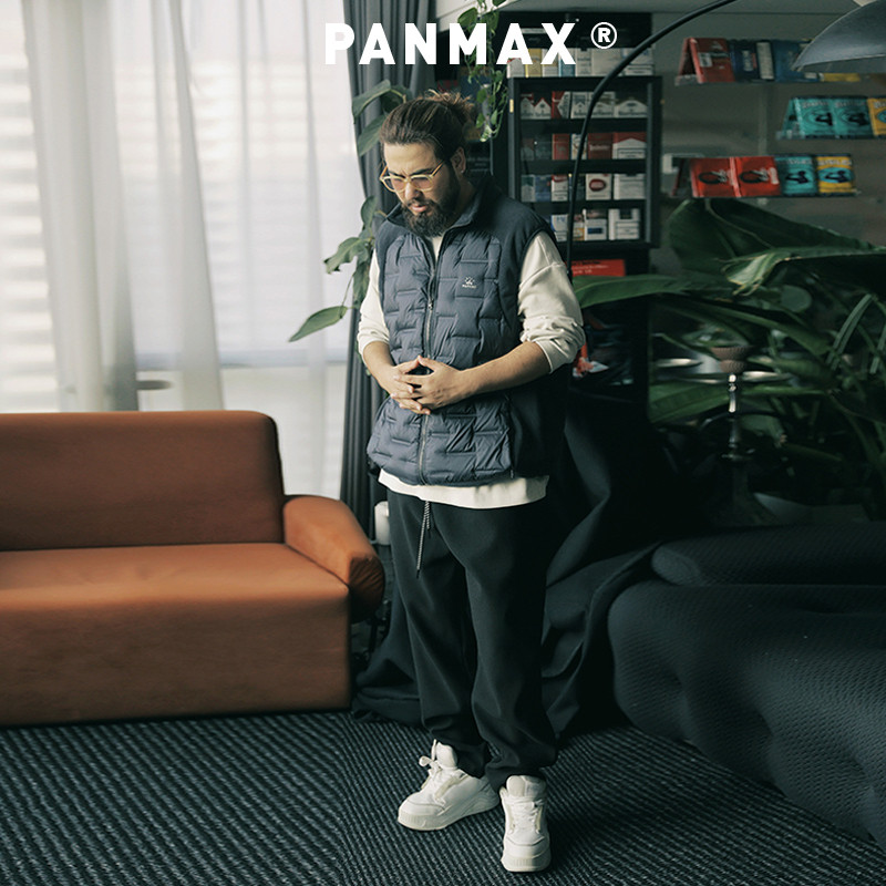 【羽绒马甲】PANMAX潮牌大码男装防风冬季加厚户外保暖无袖外套,淘宝优惠券,粉丝福利购,淘宝优惠卷