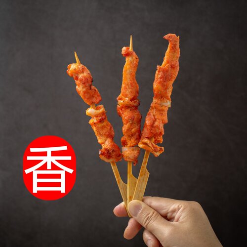 清真骨肉相连速冻冷冻半成品鸡柳鸡胸鸡软骨空气炸锅烧烤油炸小吃 - 图1